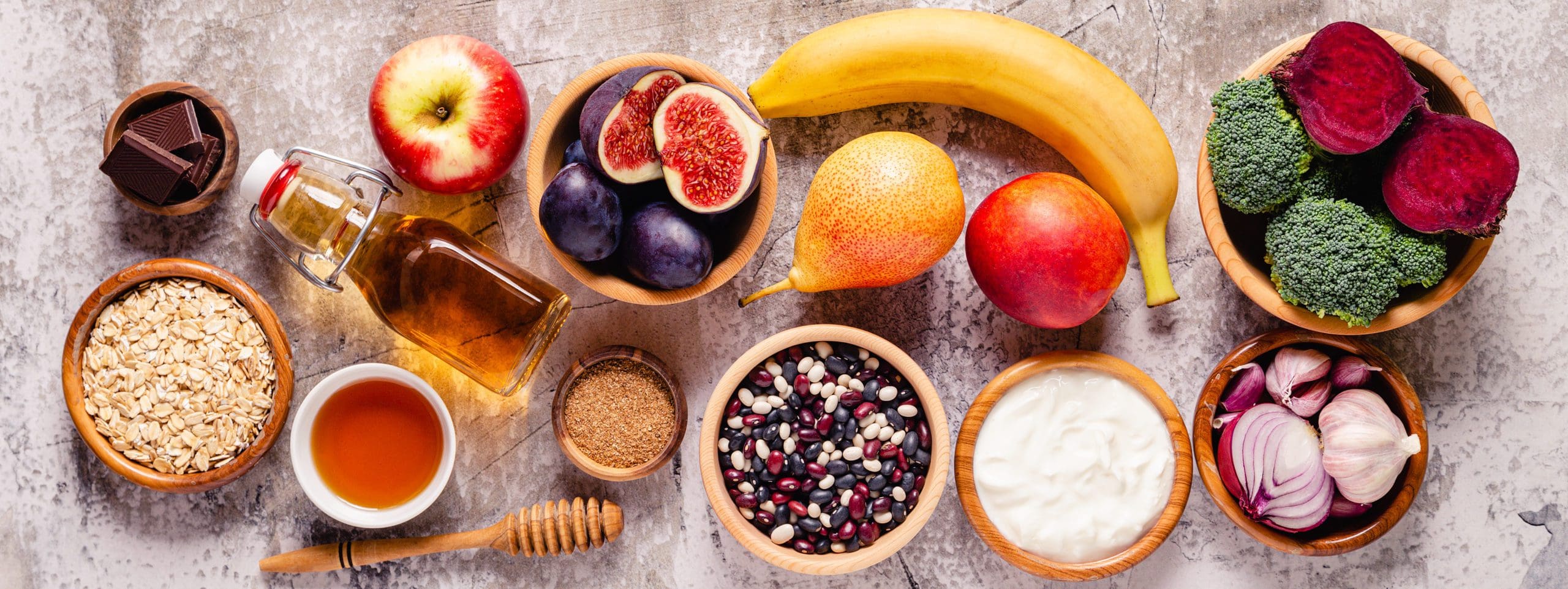 Healthy foods for a healthy gut biome